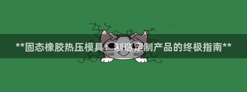 易倍电竞：**固态橡胶热压模具：制造定制产品的终极指南*