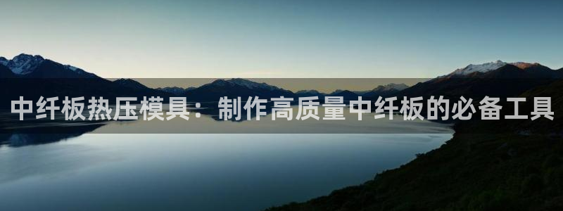 南京易倍易电子科技有限公司：中纤板热压模具：制作高质量中